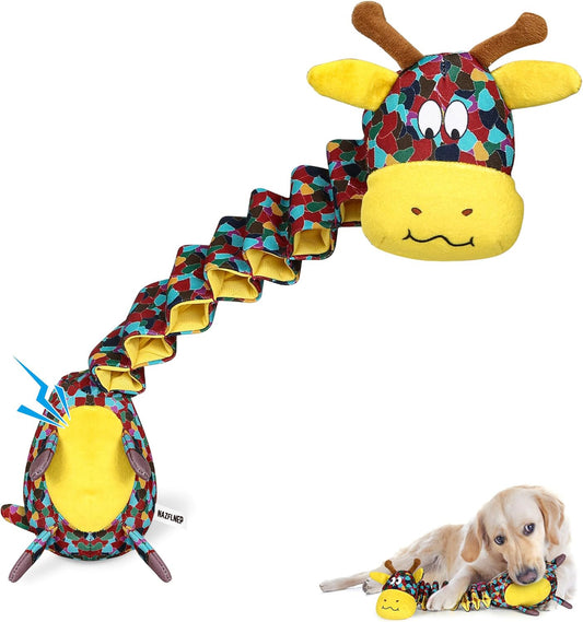 NAZFLNEP Squeaky Dog Toys (Giraffe)