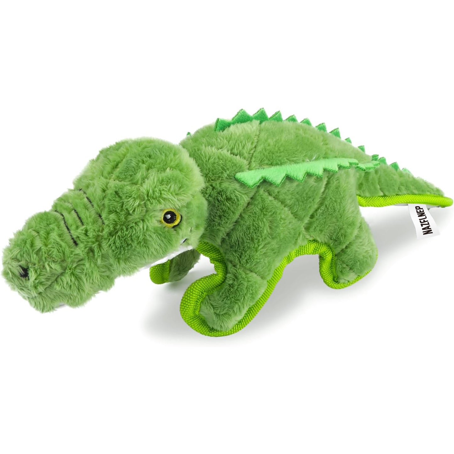 NAZFLNEP Interactive Squeaky Toys (Light Green, Crocodile)