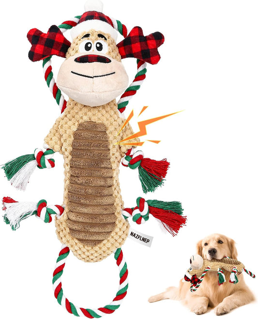 NAZFLNEP Christmas Dog Toy - 01