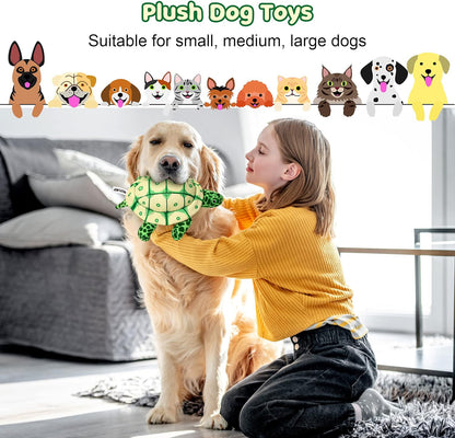 NAZFLNEP Dog Squeaky Toys  (Turtle)