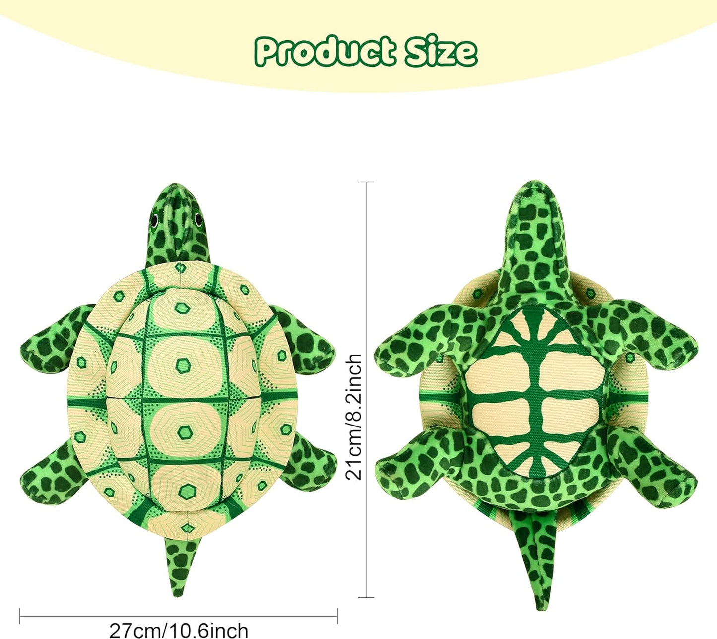 NAZFLNEP Dog Squeaky Toys  (Turtle)